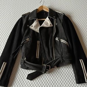ALLSAINTS Leather and Suede Jacket